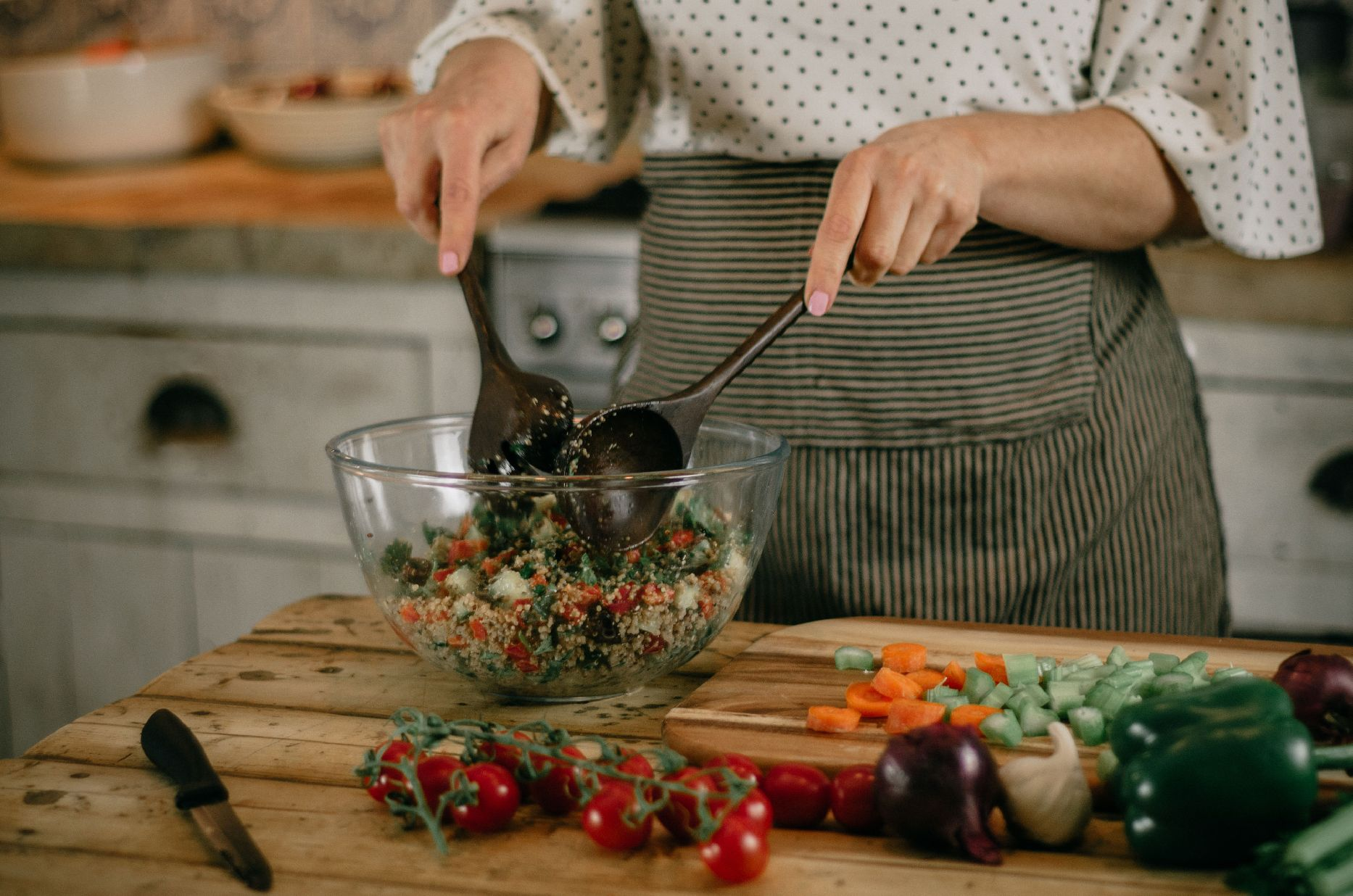 Preparing food